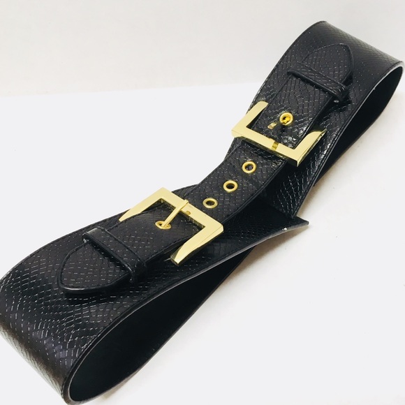 extra wide black belt